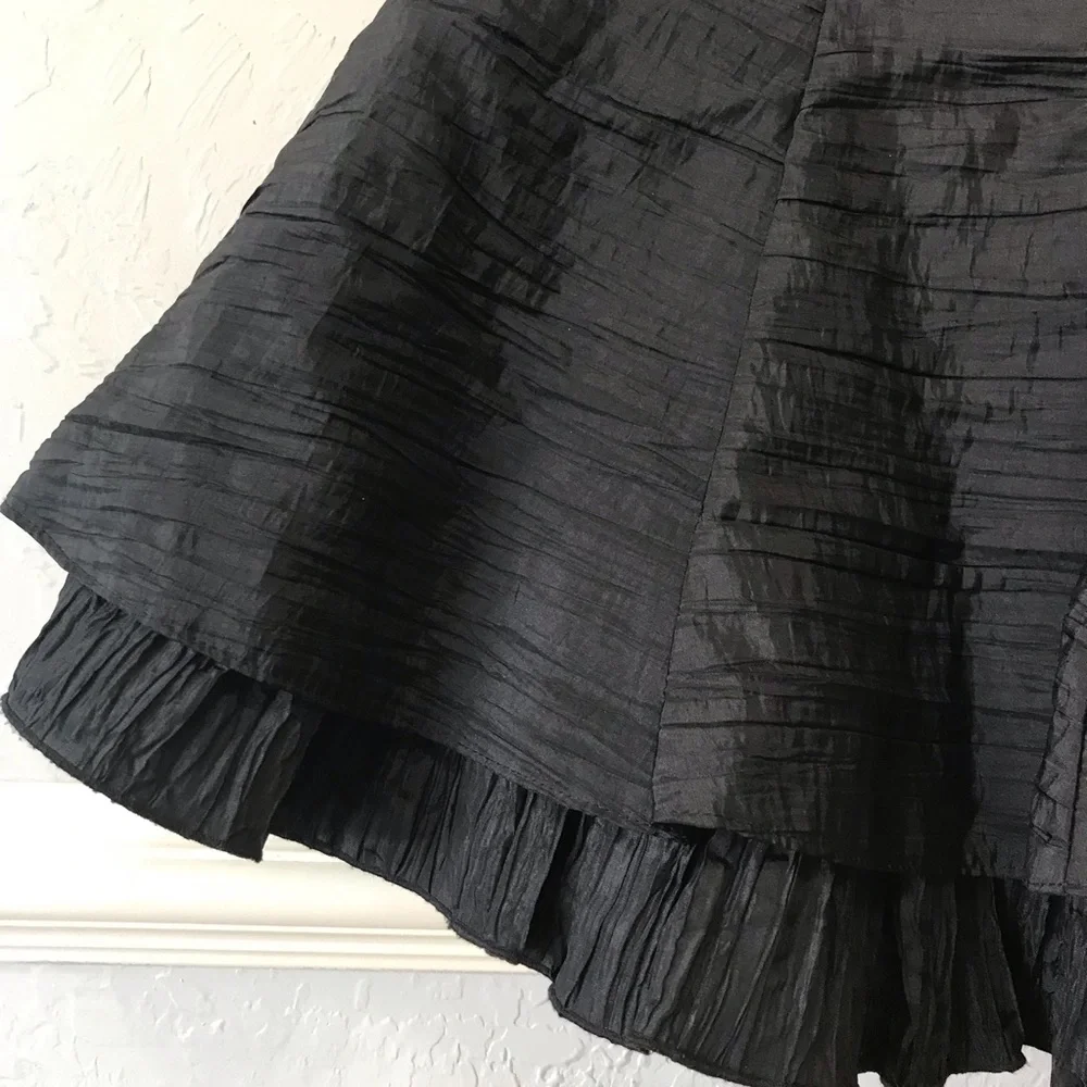 Jessica McClintock Vintage Black Strapless Mini Dress - Picture 5 of 14
